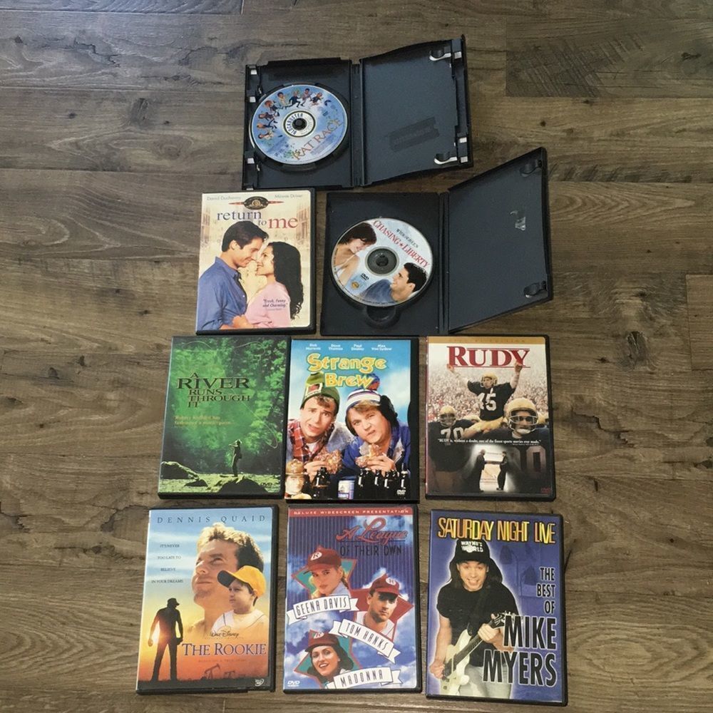 Lot of 9 DVD romcom & drama PG movies with cases